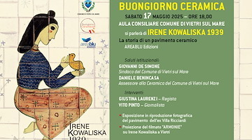 Vietri sul Mare, 17 maggio si parla del pavimento di Irene Kowaliska