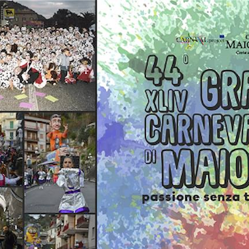 19 febbraio - 5 marzo: 44esima edizione del Gran Carnevale di Maiori, ogni carro rappresenterà una nazione
