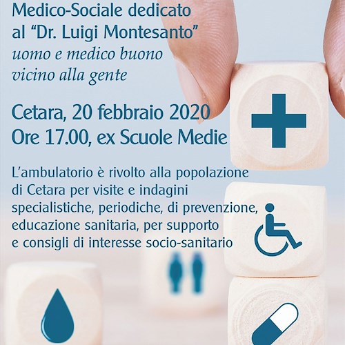 A Cetara apre il nuovo ambulatorio medico-sociale e polispecialistico in memoria del dottor Montesanto