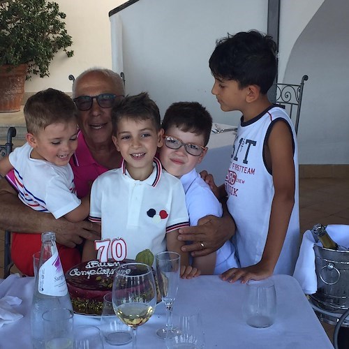 A Cetara gli auguri oggi sono per Ciro Palmieri, papà e nonno straordinario 