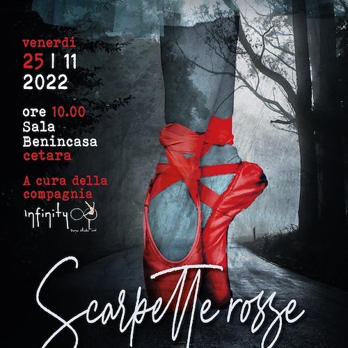 A Cetara "Scarpette Rosse", spettacolo teatrale per dire "no" alla violenza di genere