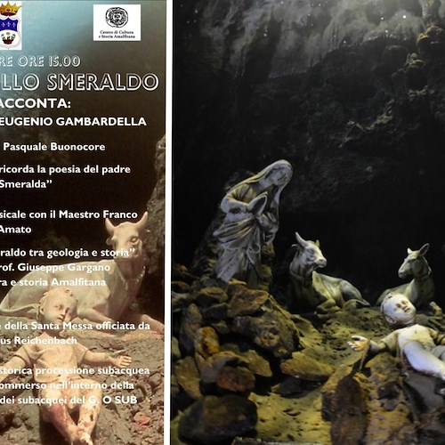 A Conca dei Marini la 55esima edizione del Natale Subacqueo alla Grotta dello Smeraldo<br />&copy; Enzo Troisi
