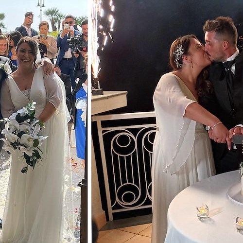 A Maiori Anna Della Mura e Agostino Criscuolo si sono giurati amore eterno. Auguri!