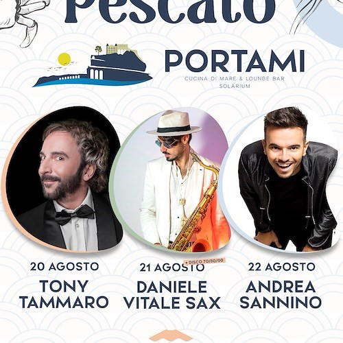 A Maiori la prima "Festa del Pescato": tre serate food, music & fun al Porto con ospiti d'eccezione