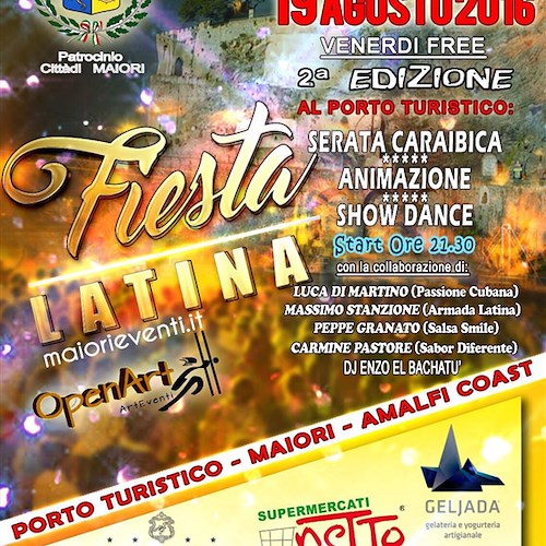 A Maiori stasera è 'Fiesta Latina' con balli caraibici, animazione e show dance