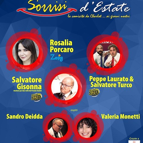 A Marina di Vietri sul Mare "Sorrisi d'estate", una serata dedicata alla comicità e alla musica