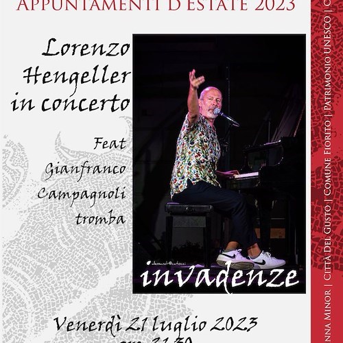 A Minori lo swing di Lorenzo Hengeller con le sue “Invadenze”