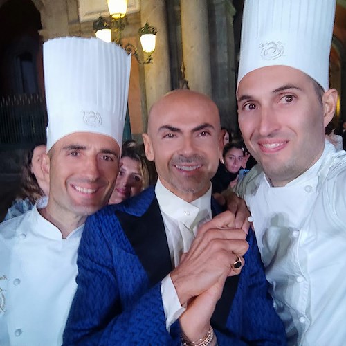 A Napoli la Pasticceria Pansa incanta la platea di "Dolce Amore" con la maestosa torta nuziale /FOTO