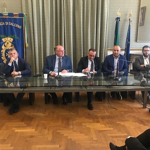 A novembre si elegge il nuovo Presidente della Provincia di Salerno, Strianese presenta alla stampa il lavoro di 4 anni
