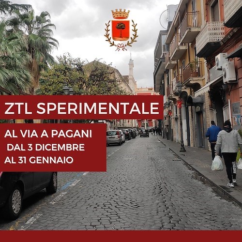 A Pagani da oggi parte la ZTL sperimentale 