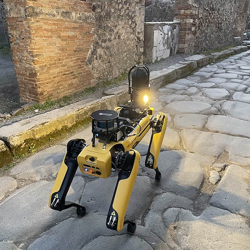 A Pompei arriva Spot, un robot quadrupede al servizio dell’archeologia 