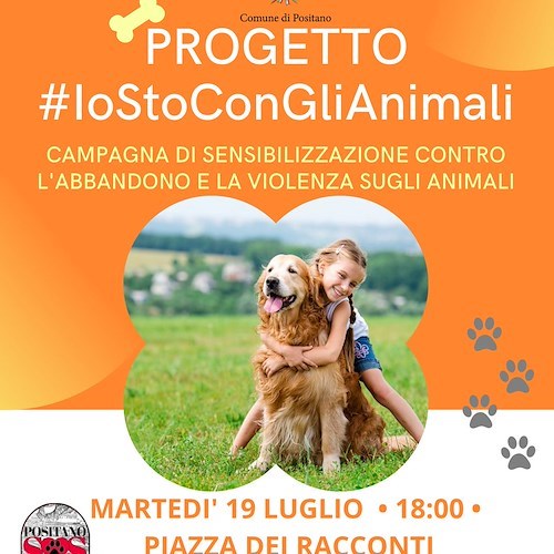 A Positano casting fotografico per sensibilizzare contro abbandono degli amici a 4 zampe