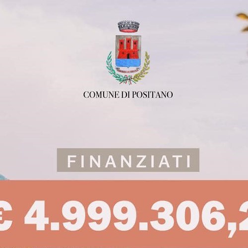 A Positano e Piano di Sorrento 5 milioni di euro per la rigenerazione urbana 