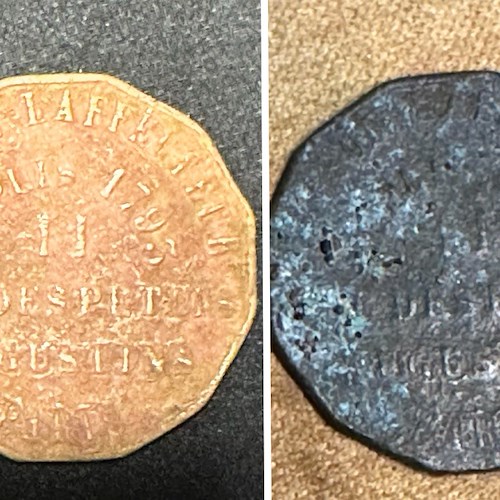 A Positano il mare restituisce due monete risalenti all'epoca borbonica e post-rivoluzione francese<br />&copy; Daniele Esposito