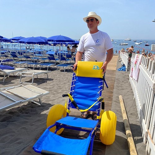 A Positano per il 13esimo anno riapre la spiaggia attrezzata con accesso gratuito riservata ai residenti