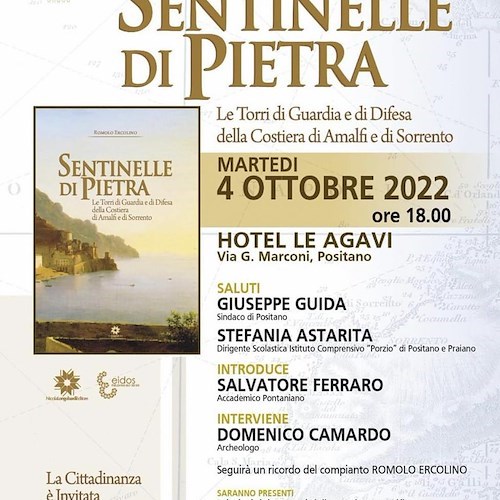 A Positano si presenta il libro postumo dell'architetto Romolo Ercolino sulle torri di guardia della Costiera