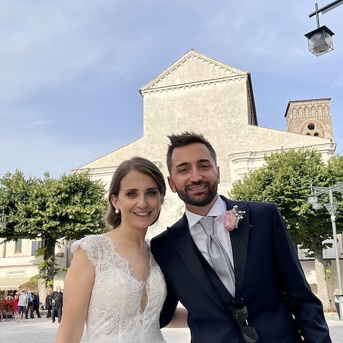 A Ravello il matrimonio da favola di Filippo e Alessia