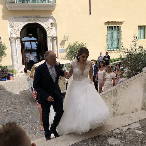 A Ravello il matrimonio da favola di Filippo e Alessia