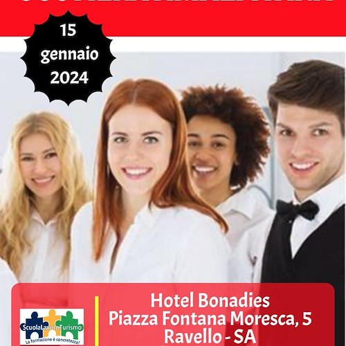 A Ravello il Recruiting Day di ScuolaLavoroTurismo fa incontrare offerta e domanda