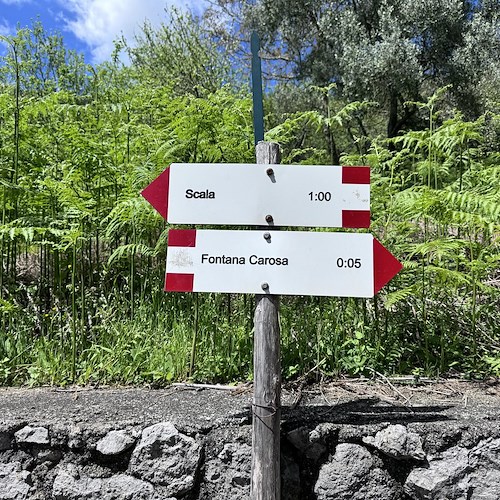 A Ravello il Sentiero di Fontana Carosa è ufficialmente entrato nel novero del Club Alpino Italiano