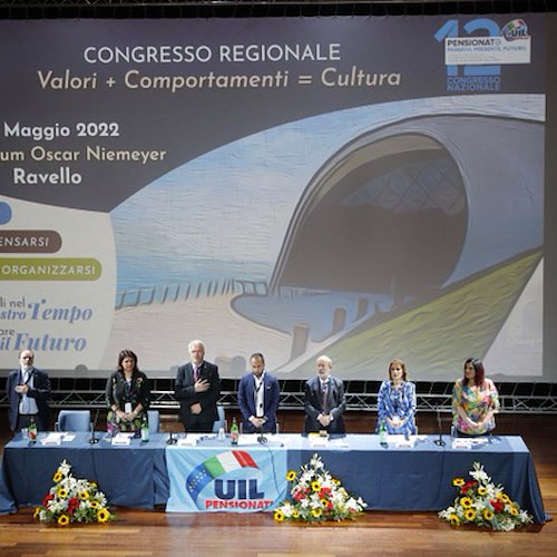 A Ravello la riconferma di Biagio Ciccone alla carica di segretario generale Uilp Campania 