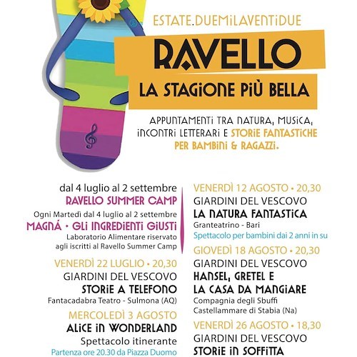 A Ravello per bambini e ragazzi è "La Stagione Più Bella" /PROGRAMMA