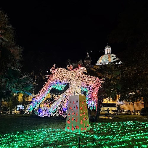 A Salerno con l'accensione delle Luci d'Artista ha inizio il Natale: ecco il programma tra musica, arte e spettacolo