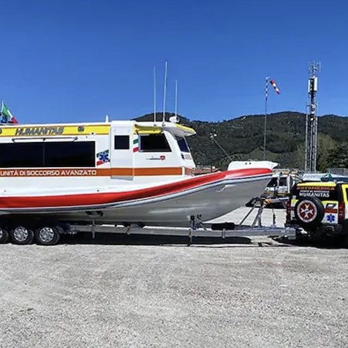 A Salerno la prima ambulanza del mare di rianimazione: servirà anche la Costa d'Amalfi 