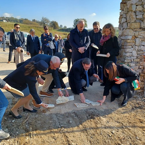A San Cipriano Picentino la posa della prima pietra per il recupero di un bene confiscato alla camorra