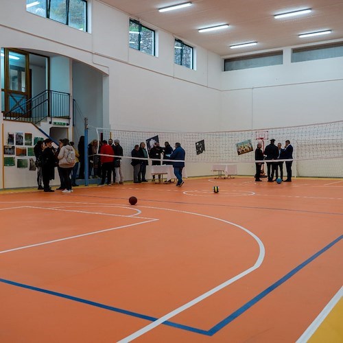 A Scala riapre la Palestra Comunale dopo i lavori finanziati con i fondi ministeriali del bando "Sport e Periferie" 