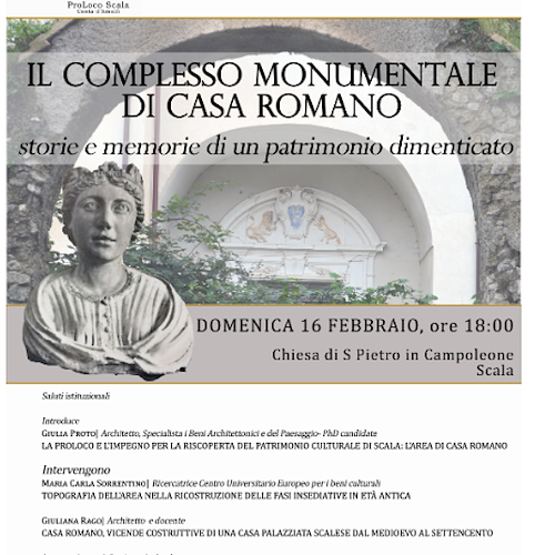 A Scala un convegno su Casa Romano, storie e memorie di un patrimonio dimenticato 
