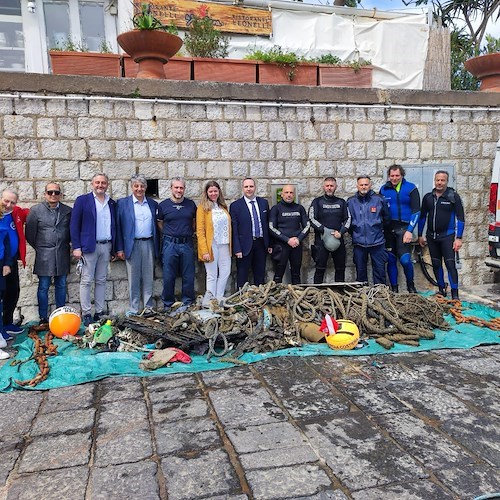 A Sorrento due giorni di pulizia di fondali e scogliere a Marina Piccola