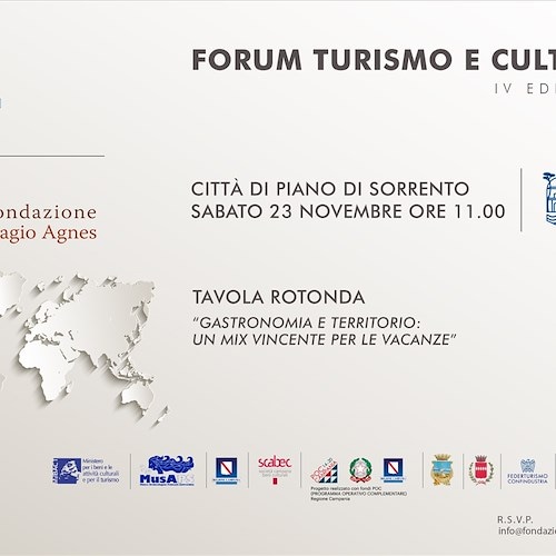 A Sorrento il Forum Turismo e Cultura: premi a Elisa Isoardi e Antonino Montefusco