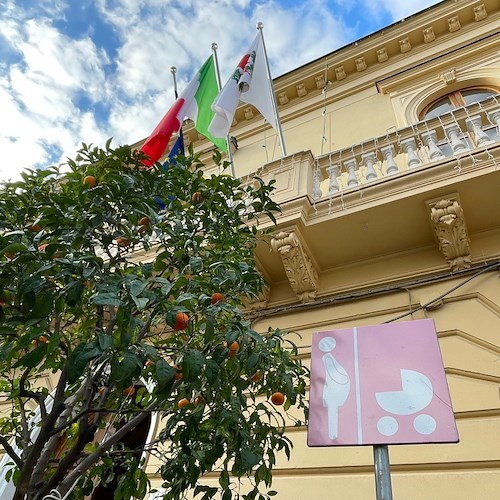 A Sorrento istituiti quattro "stalli rosa" per donne in gravidanza e neo genitori 