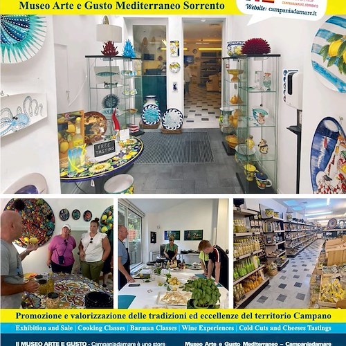 A Sorrento oggi riapre "Campaniadamare", lo store dell'eccellenza Made in Campania