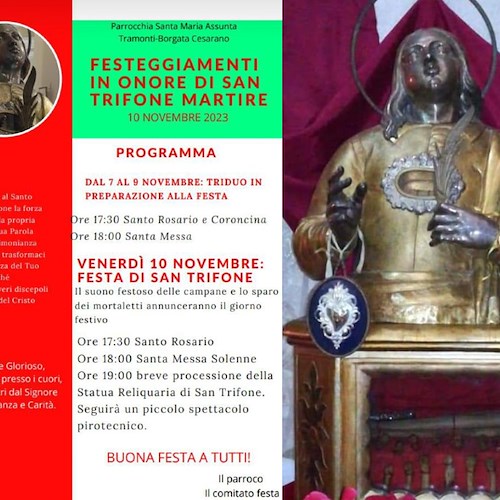 A Tramonti si celebra San Trifone martire