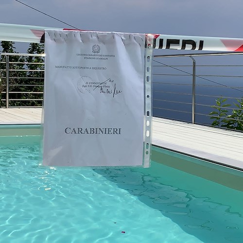 Abusivismo in Costiera Amalfitana: sequestrate due piscine, lavori in abergo senza autorizzazione. 11 denunce [FOTO]