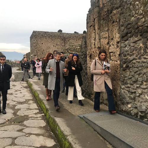 Accessibilità e inclusione, oggi il Ministro per le Disabilità in visita al Parco Archeologico di Pompei 