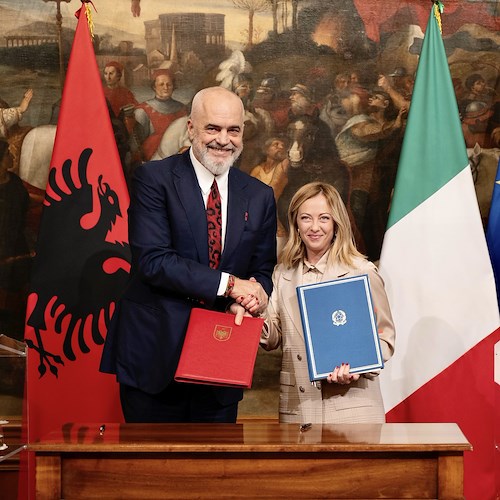 Accordo migranti Italia-Albania<br />&copy; Governo