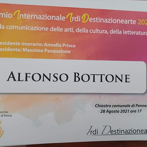 Ad Alfonso Bottone il Premio Letteratura del Menotti Art Festival di Spoleto