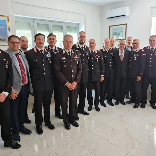 Ad Amalfi e Sorrento la visita del Generale di Corpo d’Armata Andrea Rispoli