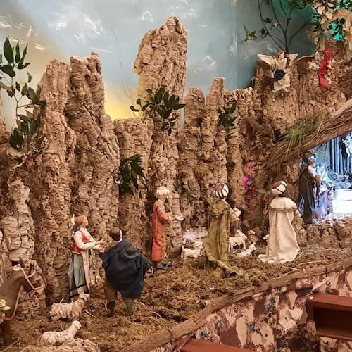 Ad Atrani allestito tradizionale presepe artistico al Santuario di Santa Maria del Bando