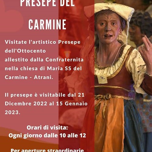 Ad Atrani si rinnova la magia dello Storico Presepe del Carmine