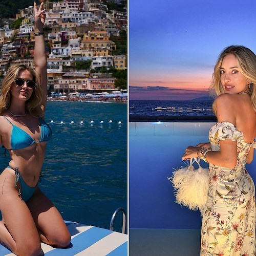 Addio al nubilato a Sorrento per Elen Ellis, con le amiche arriva Valentina Ferragni oggi a Positano 