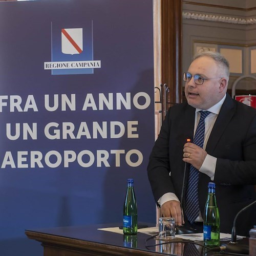 Aeroporto Salerno Costa d’Amalfi, Cascone: «Il cronoprogramma prosegue spedito. Primi voli nel 2024»