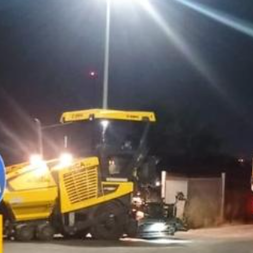 Aeroporto “Salerno Costa D’Amalfi”, completato tappetino stradale in prossimità dello scalo