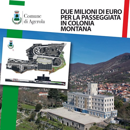 Agerola, 2 milioni di euro dal PNRR per una passeggiata panoramica mozzafiato sulla Costa d’Amalfi
