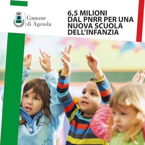 Agerola, 6,5 milioni di euro dal PNNR per una nuova scuola dell'infanzia