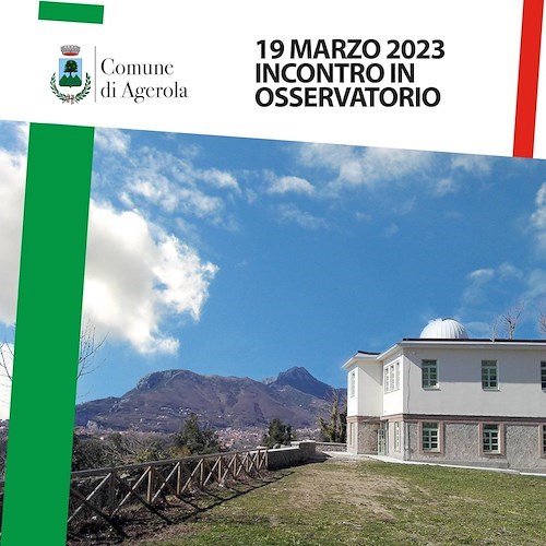 Agerola alla scoperta del Sole, 19 marzo l’evento di Astrocampania all’Osservatorio Astronomico