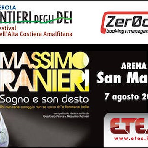 Agerola, il 7 agosto c'è Massimo Ranieri in “Sogno e son desto”